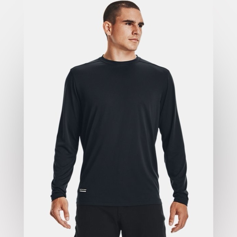 🆕 UNDER ARMOUR UA Tactical Tech™ Men's Long Sleeve T-Shirt In Dark Navy Blue
